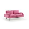 Retro sofa: 2-seats, cotton, candy - Image 2