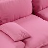 Retro sofa: 2-seats, cotton, candy - Image 3