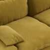 Retro sofa: 4-seats, royal velvet, thai curry - Image 3