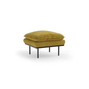 Alternative view of Retro sofa: hocker, royal velvet, thai curry