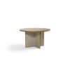 Dining table, cream, round 130cm - Image 2