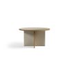 Dining table, cream, round 130cm