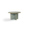 Dining table, pale green, round 130cm - Image 2