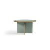 Dining table, pale green, round 130cm