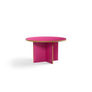 Alternative view of Dining table, raspberry, round 130cm