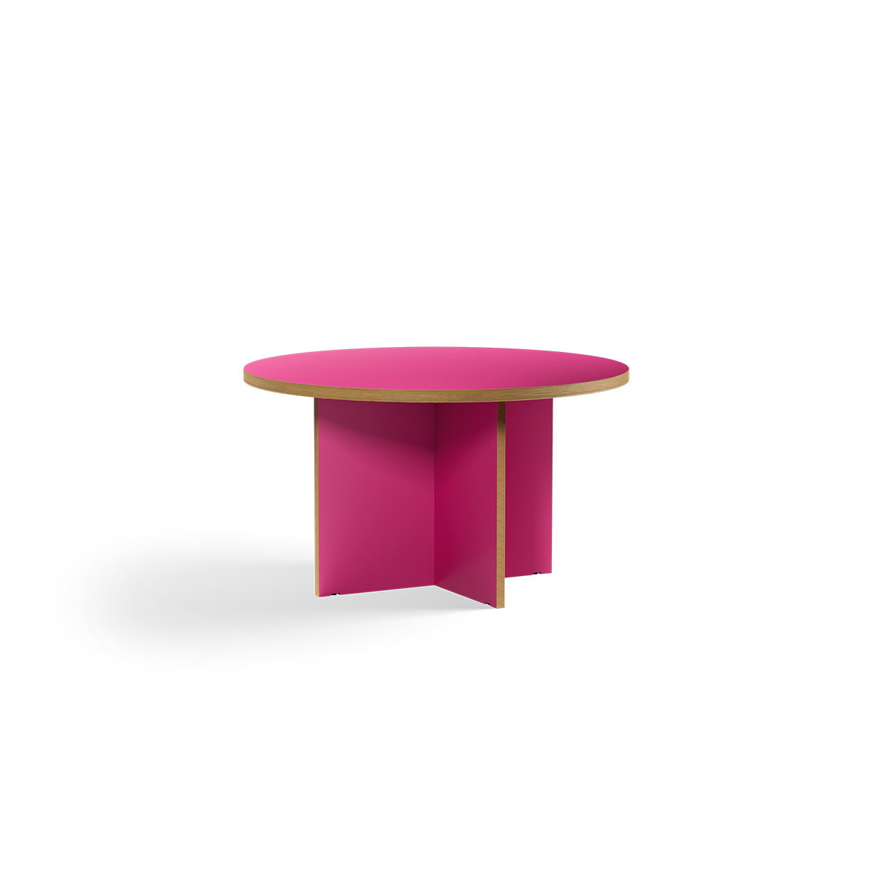 Dining table, raspberry, round 130cm - Image 2