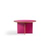Dining table, raspberry, round 130cm