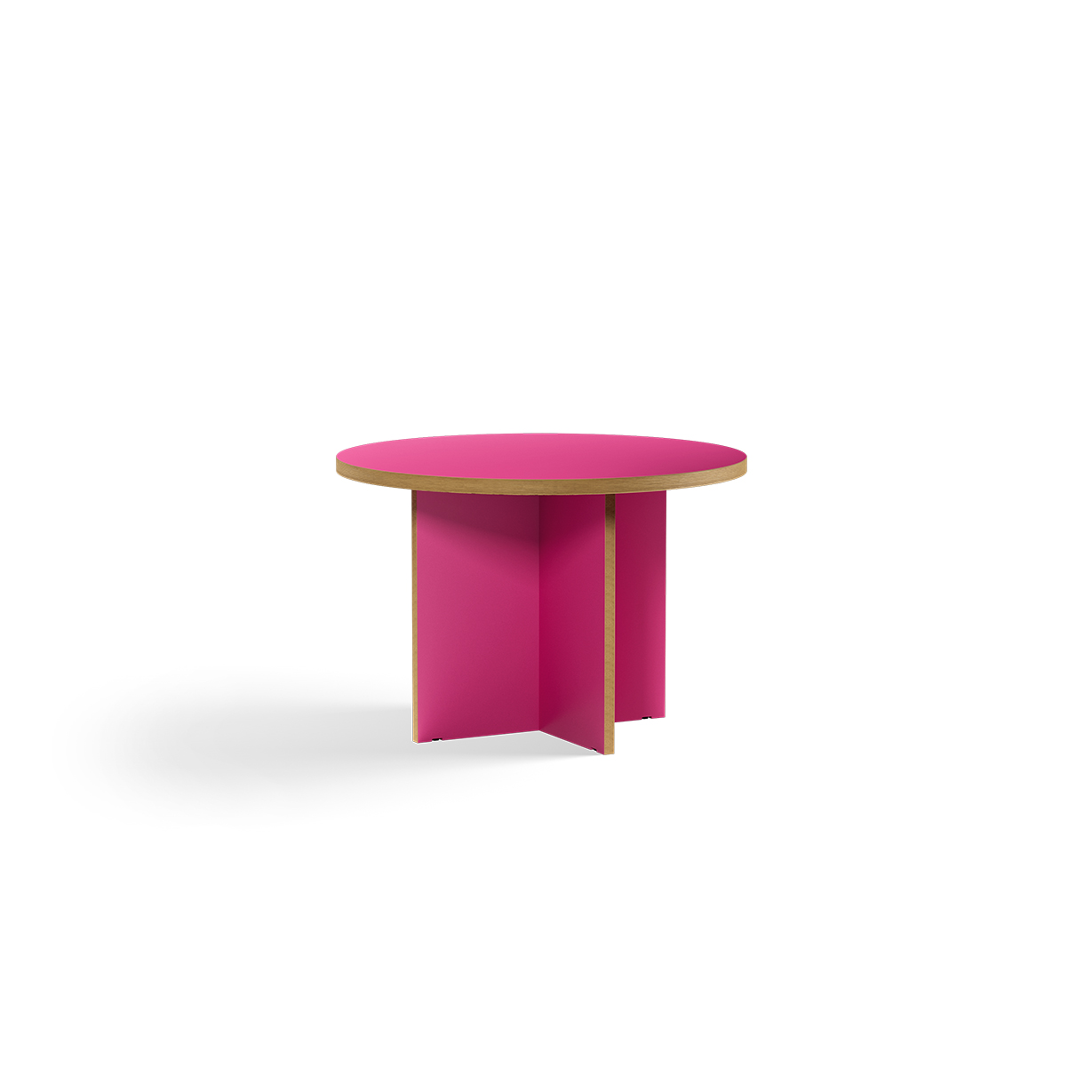 Dining table, raspberry, round 110cm - Image 2