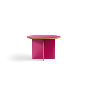 Dining table, raspberry, round 110cm