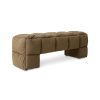 Puffy lobby bench, olive - Image 2