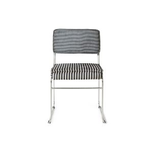 Alternative view of Endless dining chair: stripe, monochrome