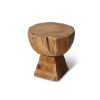 Arched wooden stool - Image 2