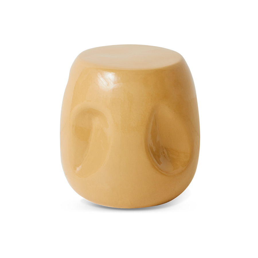 Currents ceramic side table sand - Image 2