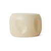 Currents ceramic side table shell