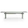 Forma dining table, rectangular 280cm, smoke
