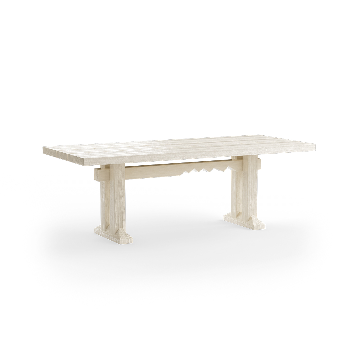Forma dining table, rectangular 220cm, pearl - Image 2
