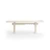 Forma dining table, rectangular 220cm, pearl