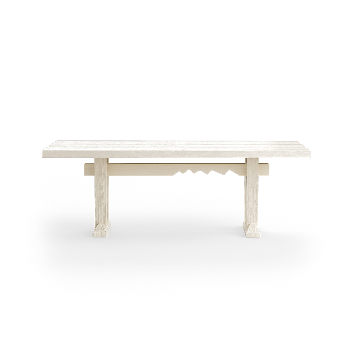 Forma dining table, rectangular 220cm, pearl