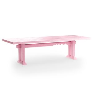 Alternative view of Forma dining table, rectangular 280cm, very pink