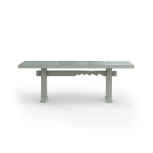 Forma dining table, rectangular 220cm, smoke high gloss