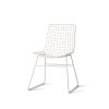 Metal wire chair white - Image 2