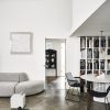 Metal wire chair with arms black - Image 5