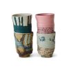 Artist ceramics: coffee mugs (set of 4)