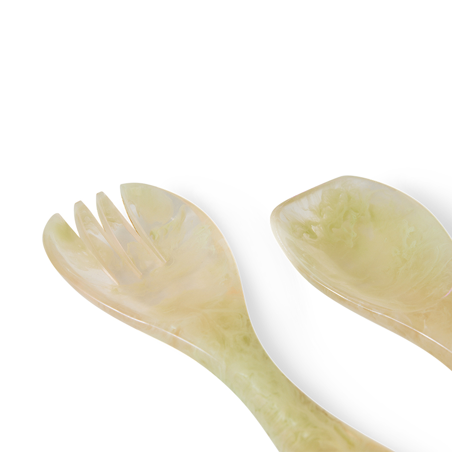 Salad cutlery, mist green (set of 2) - Image 3