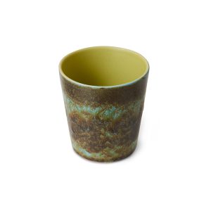 Alternative view of 70s ceramics: coffee mug tidal