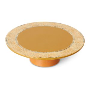 Alternative view of 70s ceramics: plateau papaya