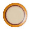 70s ceramics: dinner plates coconut (set of 2) - Image 2