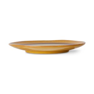 70s ceramics: dinner plates coconut (set of 2) - Image 3