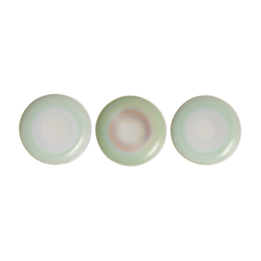 70s ceramics: dinner plates palms (set of 2) - Image 4