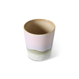 Alternative view of 70s ceramics: coffee mug, bramble