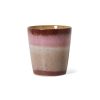 70s ceramics: coffee mug, bloom
