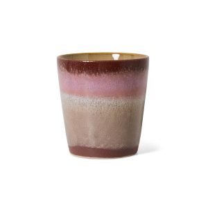 70s ceramics: coffee mug, bloom