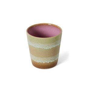 Alternative view of 70s ceramics: coffee mug, umber