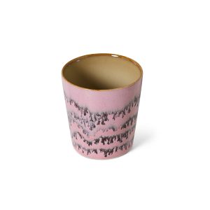 Alternative view of 70s ceramics: coffee mug, bubble