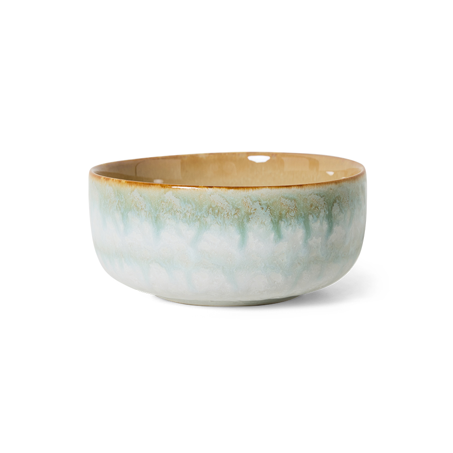 70s ceramics: dessert bowl, petal