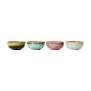 70s ceramics: XS bowls, modernist (set of 4) - Image 2