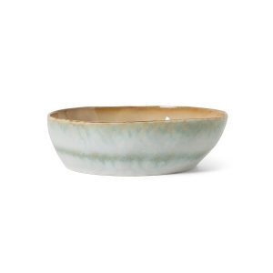 70s ceramics: pasta bowls, petal (set of 2) - Image 3