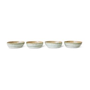 70s ceramics: pasta bowls, petal (set of 2) - Image 4