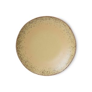 Alternative view of 70s ceramics: dinner plates, grit (set of 2)