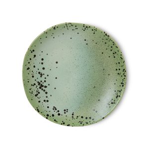 Alternative view of 70s ceramics: side plates, fleck (set of 2)