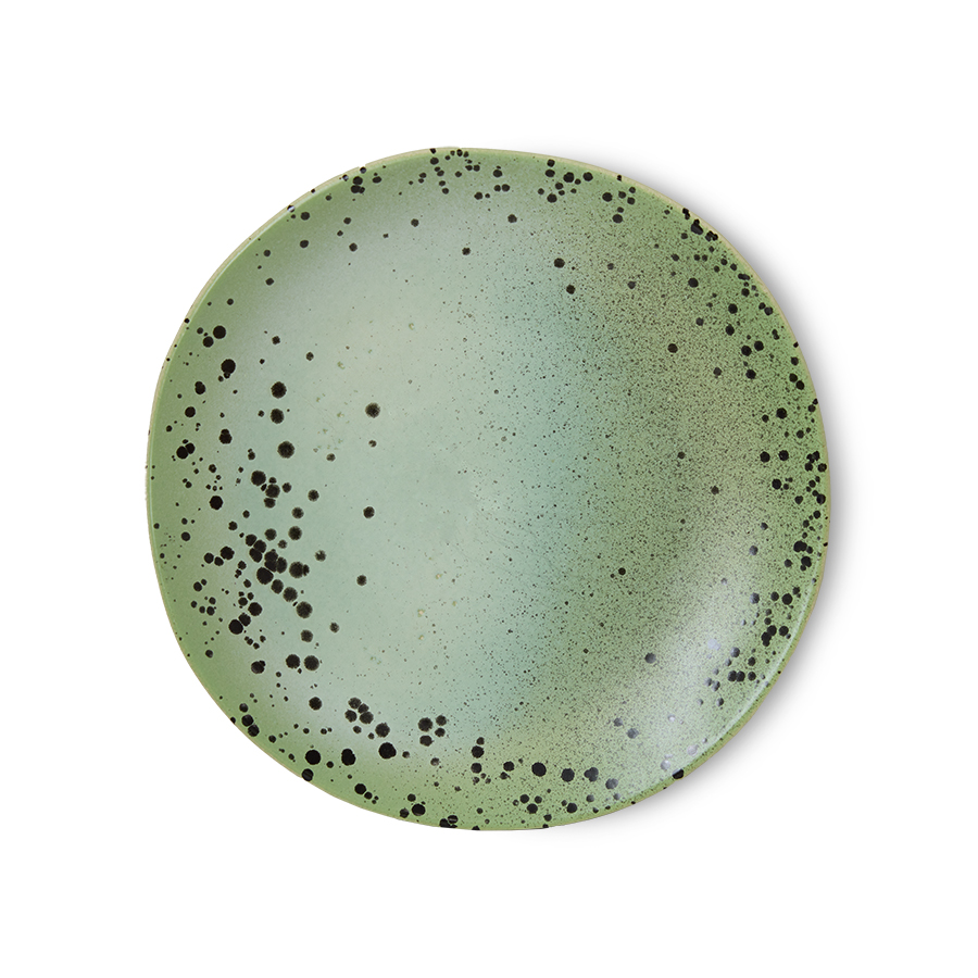 70s ceramics: side plates, fleck (set of 2) - Image 2
