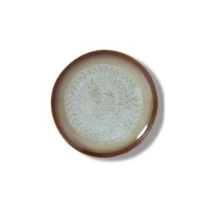 70s ceramics: dessert plates, contrast (set of 2) - Image 3