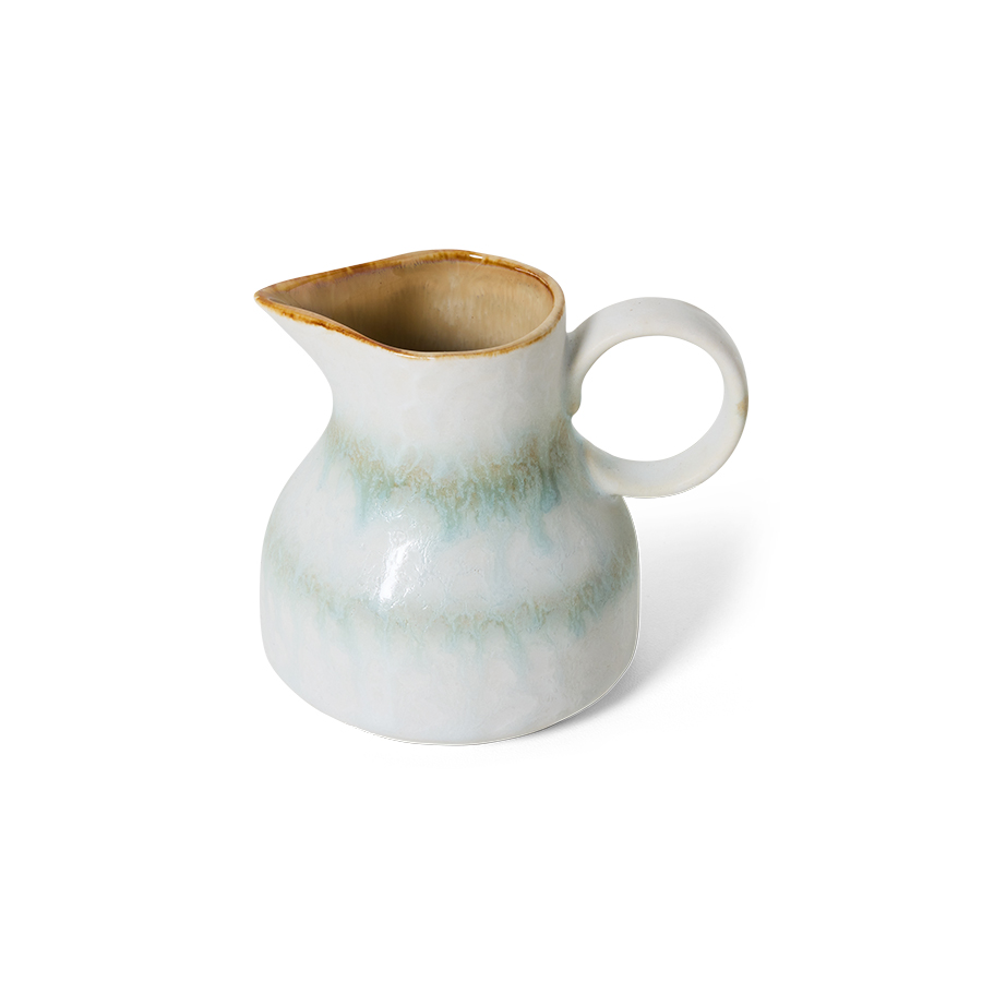 70s ceramics: milk jug, petal - Image 2