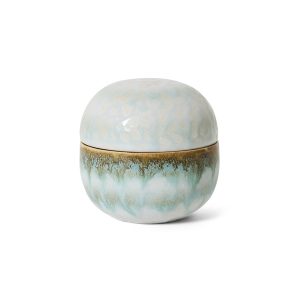 70s ceramics: sugar pot, petal