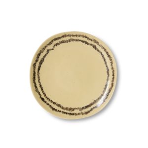 Alternative view of 70s ceramics: side plates, vanilla (set of 2)