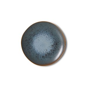 Alternative view of 70s ceramics: dessert plates, mineral (set of 2)